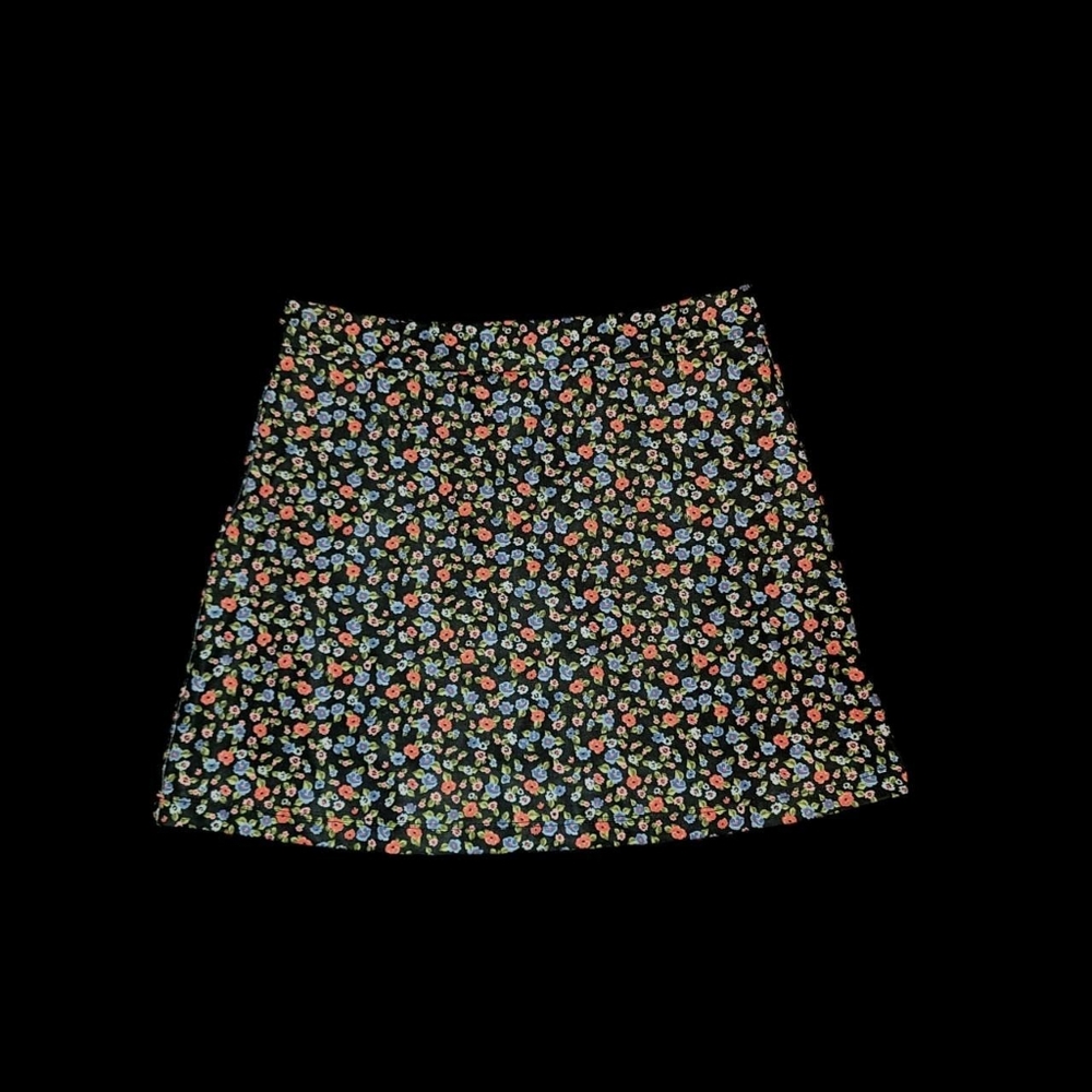 Floral Coconut Girl A Line Mini Skirt